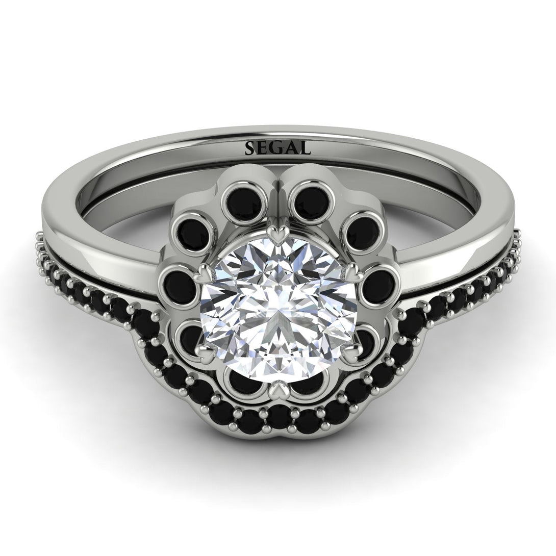 0.8 Carat Diamond Halo Bridal Set - Pamela No. 33