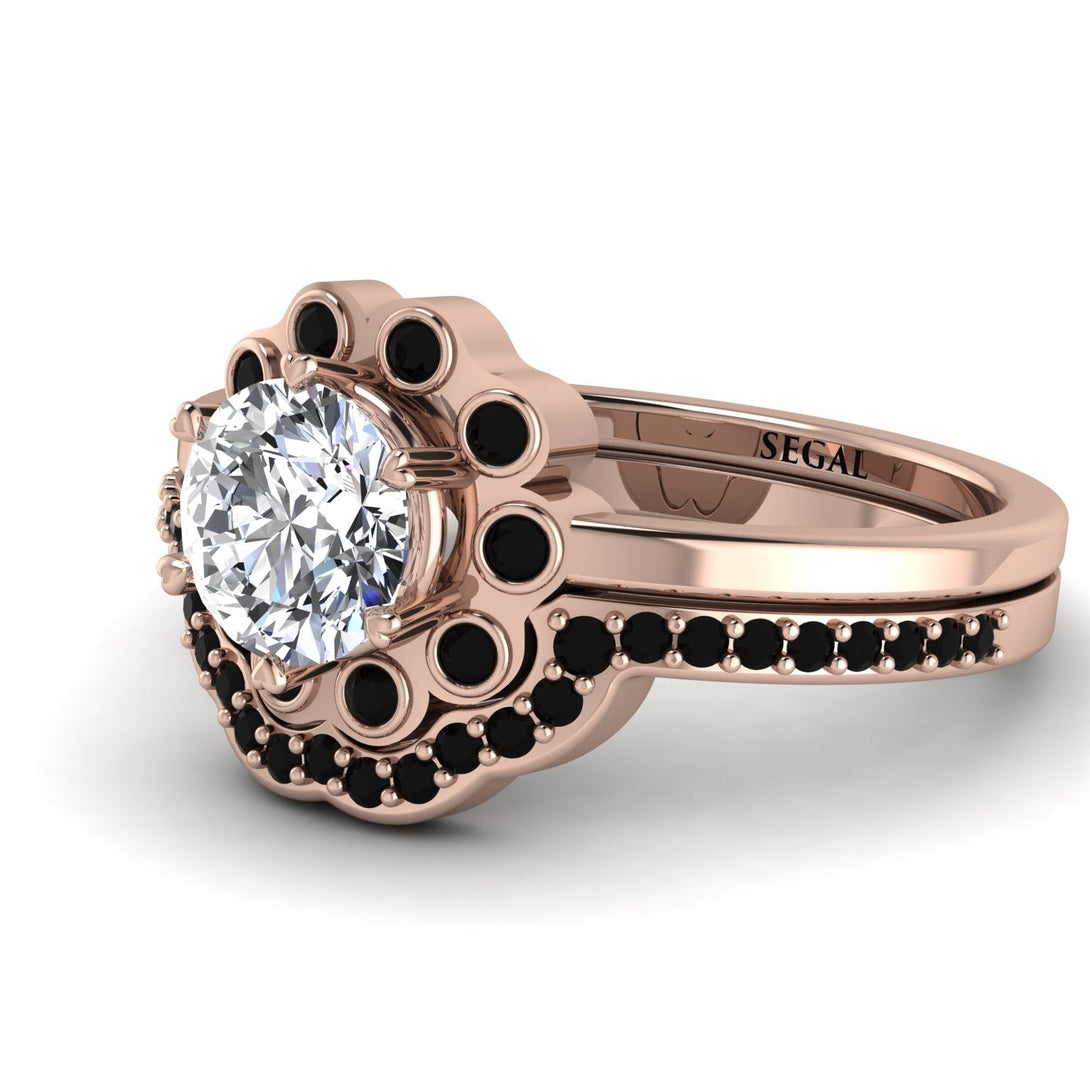 0.8 Carat Diamond Halo Bridal Set - Pamela No. 32
