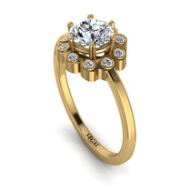0.8 Carat Diamond Halo Engagement Ring - Pamela No. 1 image 1