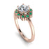 0.8 Carat Diamond Halo Engagement Ring - Pamela No. 17 image 1