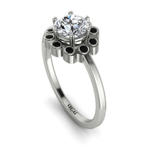 0.8 Carat Diamond Halo Engagement Ring - Pamela No. 33 image 1