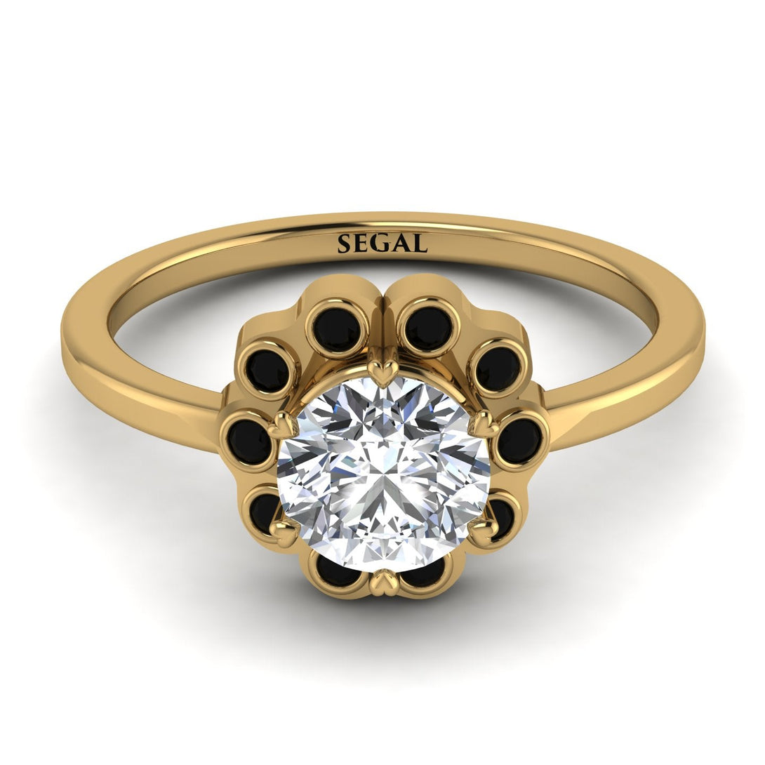0.8 Carat Diamond Halo Engagement Ring - Pamela No. 31
