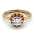 0.8 Carat Diamond Halo Engagement Ring - Pamela No. 46 image 2