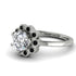 0.8 Carat Diamond Halo Engagement Ring - Pamela No. 33 image 3