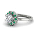 0.8 Carat Diamond Halo Engagement Ring - Pamela No. 18 image 3