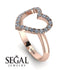 Diamond Heart Ring - Lia No. 2
