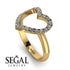 Diamond Heart Ring - Lia No. 1