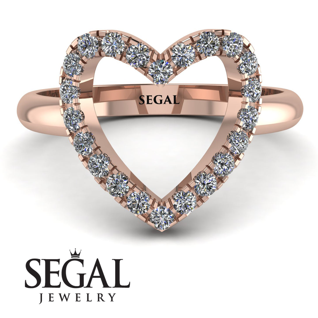 Diamond Heart Ring - Lia No. 2