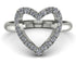 Diamond Heart Ring - Lia No. 3