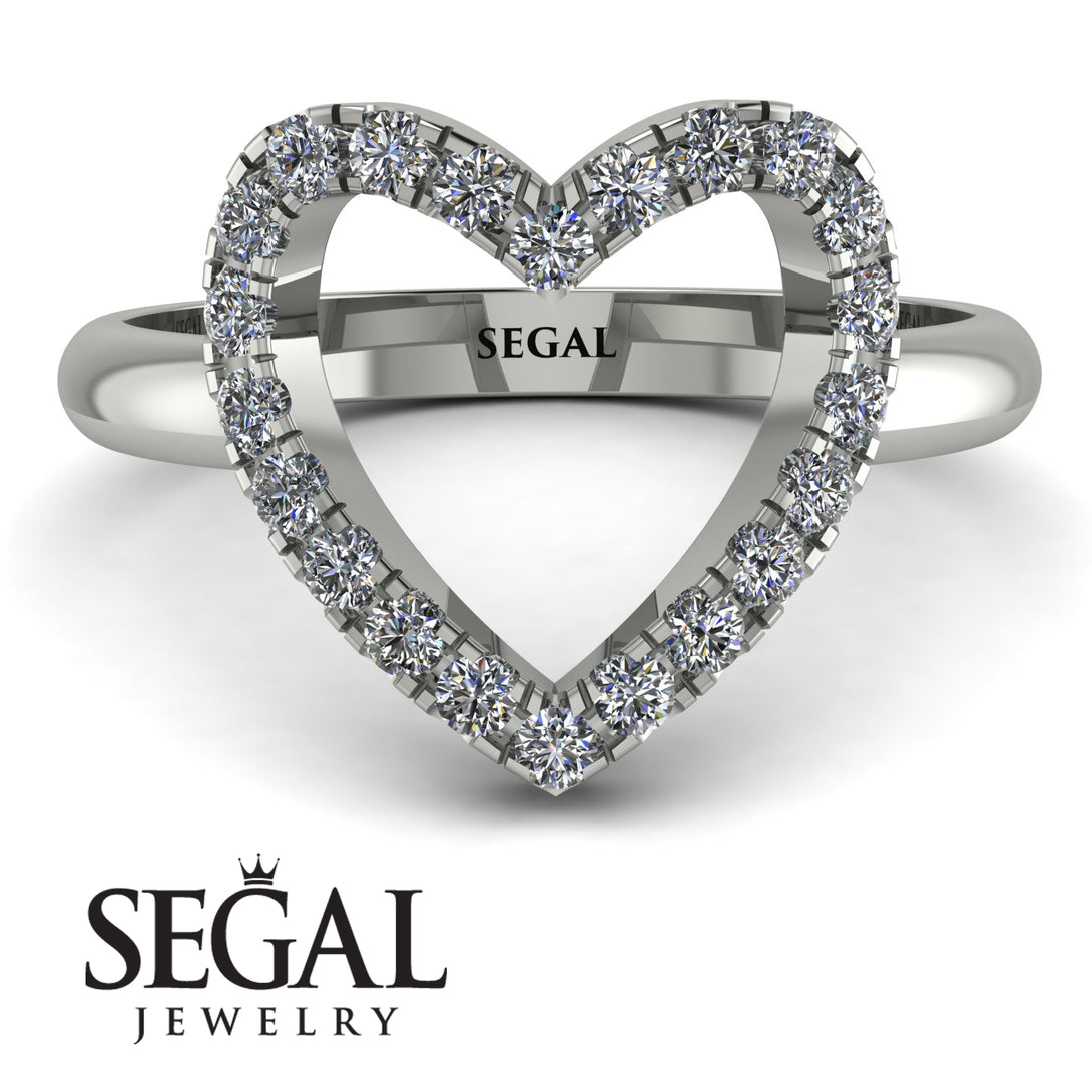 Diamond Heart Ring - Lia No. 3
