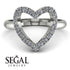 Diamond Heart Ring - Lia No. 3