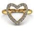 Diamond Heart Ring - Lia No. 1