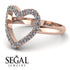Diamond Heart Ring - Lia No. 2