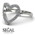 Diamond Heart Ring - Lia No. 3