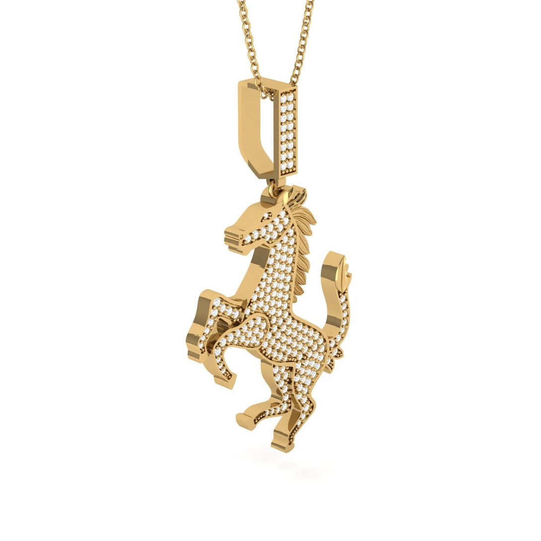 Diamond Horse Necklace - Douglas No. 1