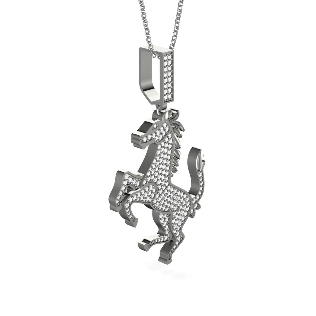 Diamond Horse Necklace - Douglas No. 3