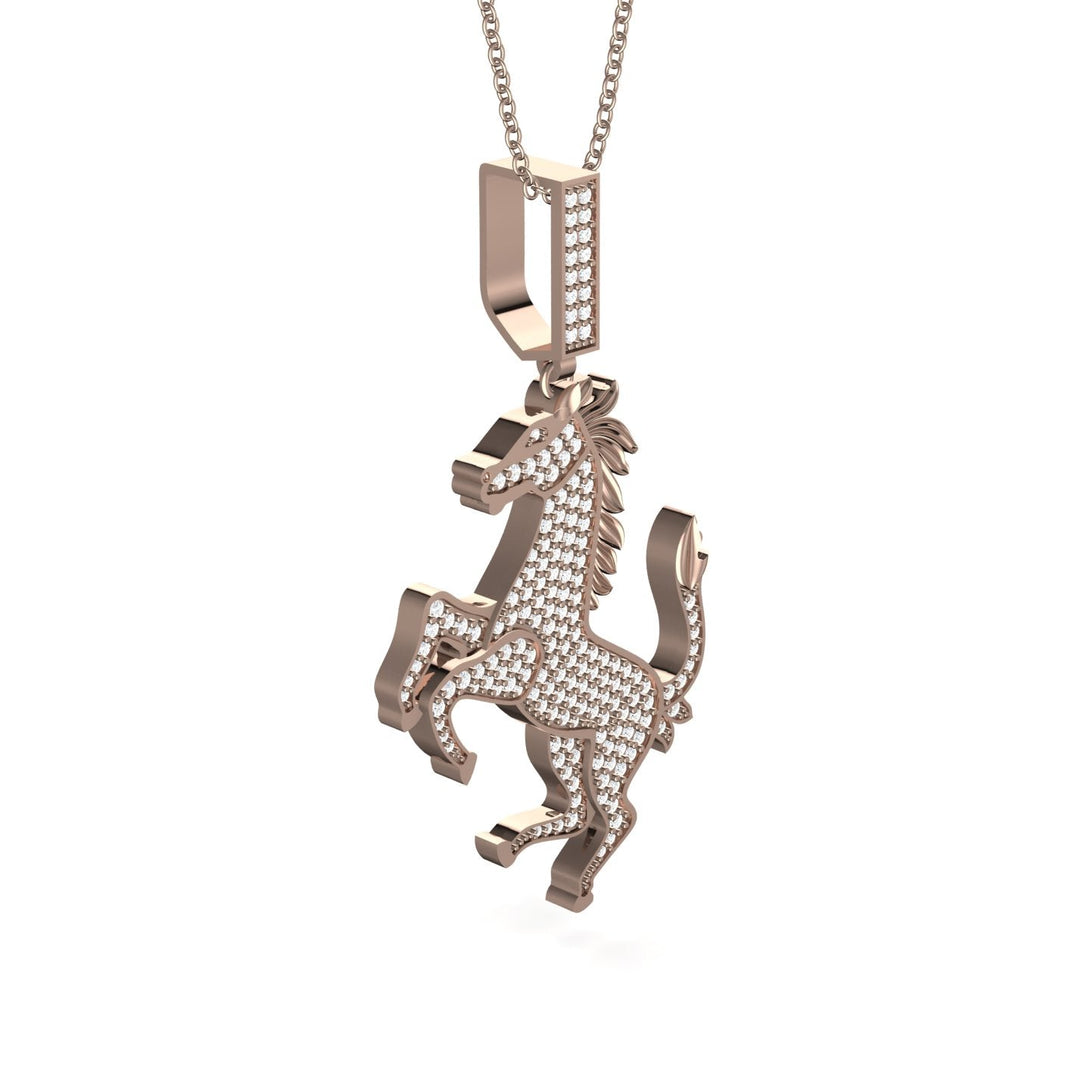 Diamond Horse Necklace - Douglas No. 2