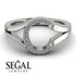 White Diamond Initial C Ring
