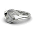 White Diamond Initial S Ring