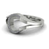 White Diamond Initial C Ring