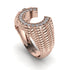 Diamond Men Horseshoe Luck Ring - Gerald No. 2