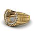 Diamond Men Horseshoe Luck Ring - Gerald No. 1