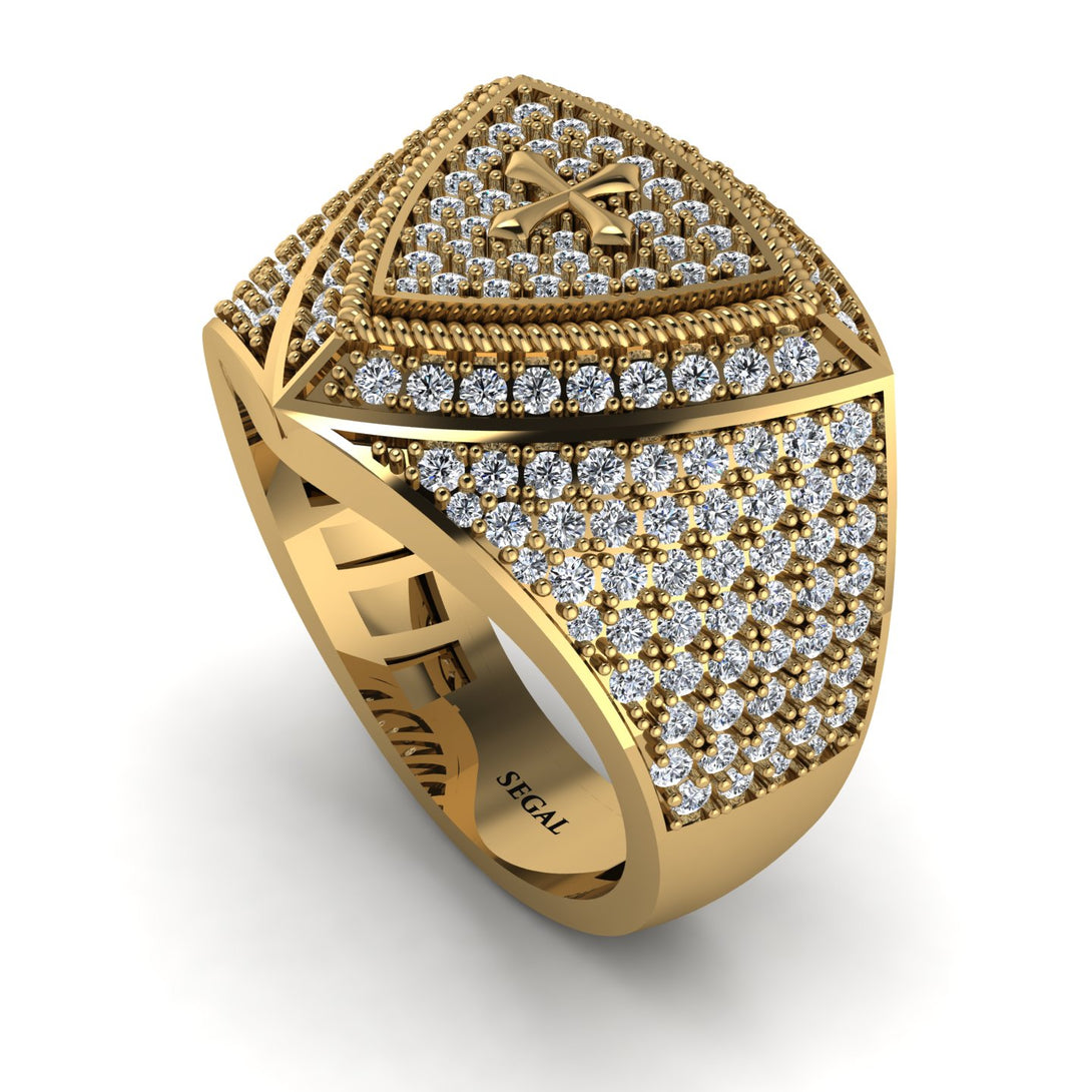Diamond Men Signet Ring - Roger No. 1