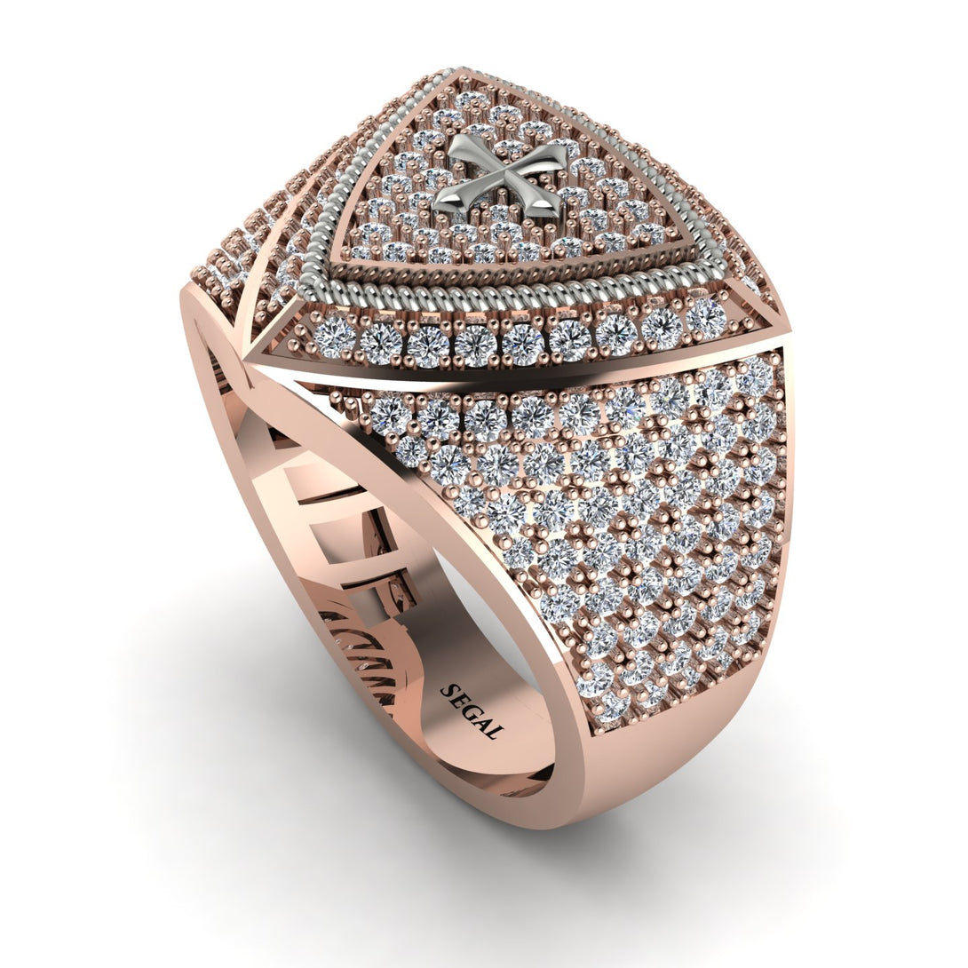 Diamond Men Signet Ring - Roger No. 8