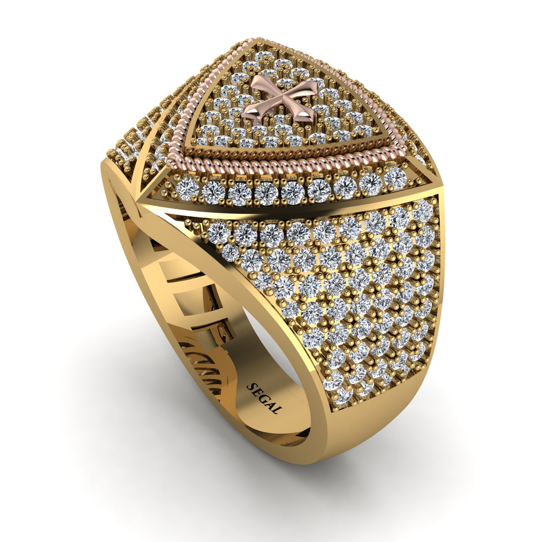 Diamond Men Signet Ring - Roger No. 4