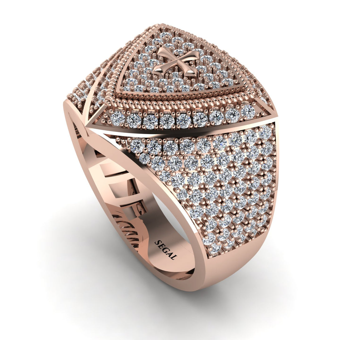 Diamond Men Signet Ring - Roger No. 5