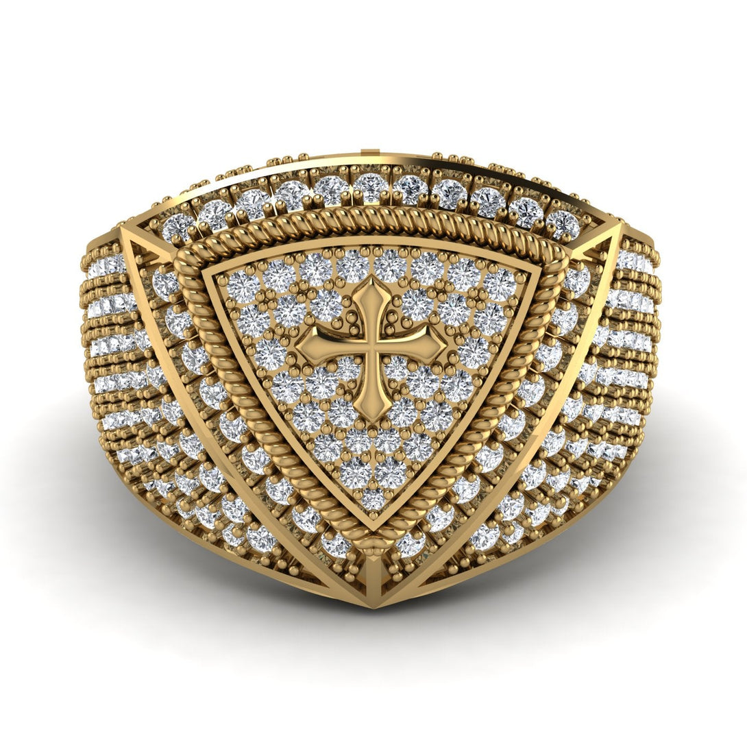 Diamond Men Signet Ring - Roger No. 1