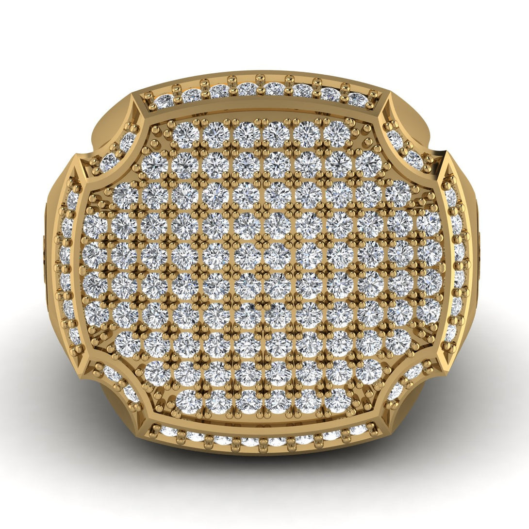 Diamond Men Signet Ring - Carl No. 1