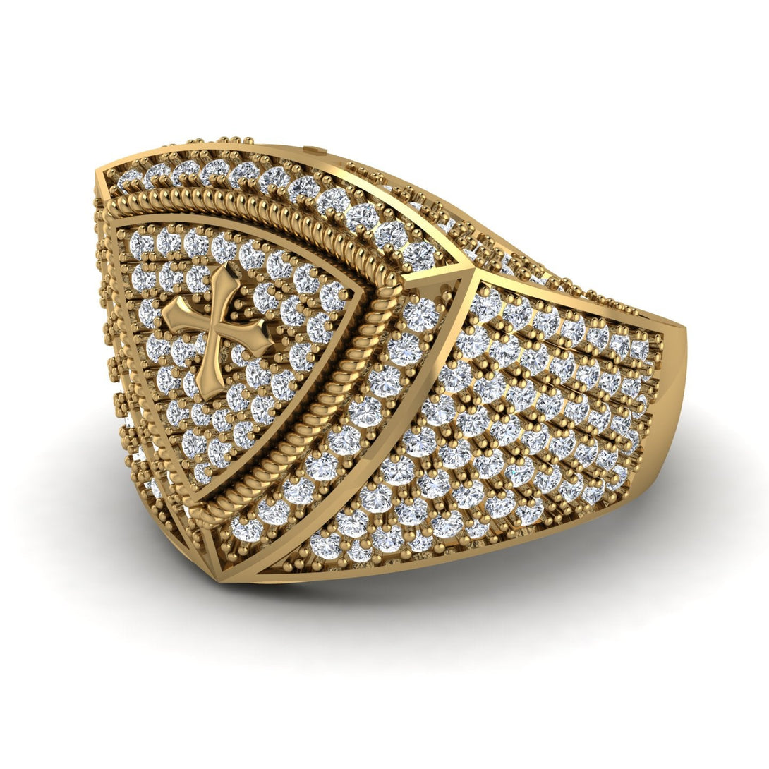 Diamond Men Signet Ring - Roger No. 1