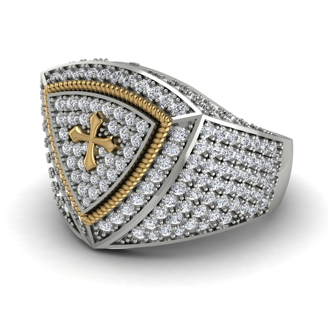 Diamond Men Signet Ring - Roger No. 3