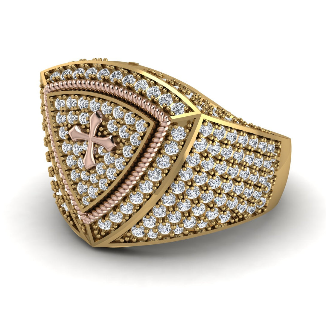 Diamond Men Signet Ring - Roger No. 4