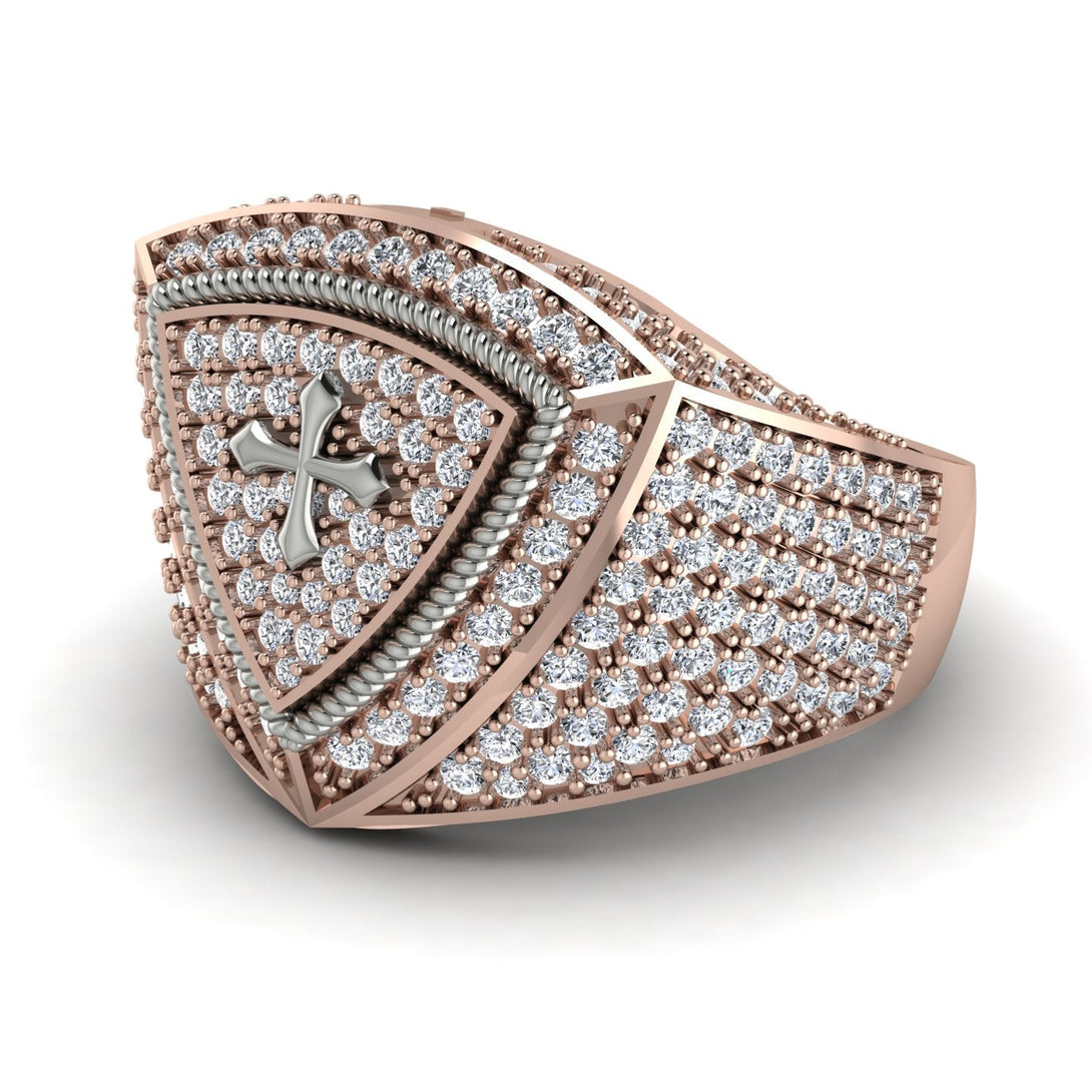 Diamond Men Signet Ring - Roger No. 8