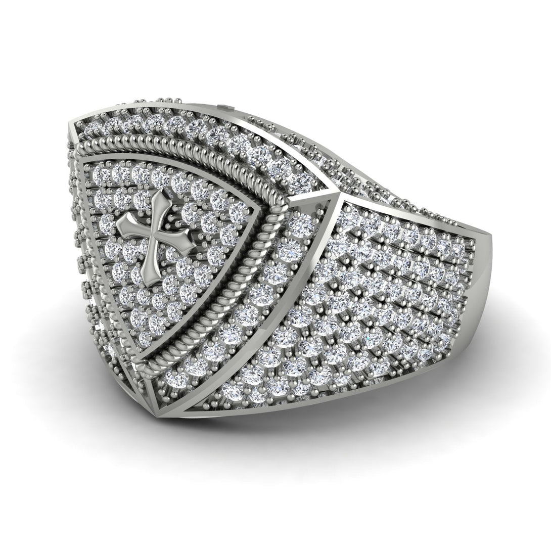 Diamond Men Signet Ring - Roger No. 9