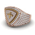 Diamond Men Signet Ring - Roger No. 2