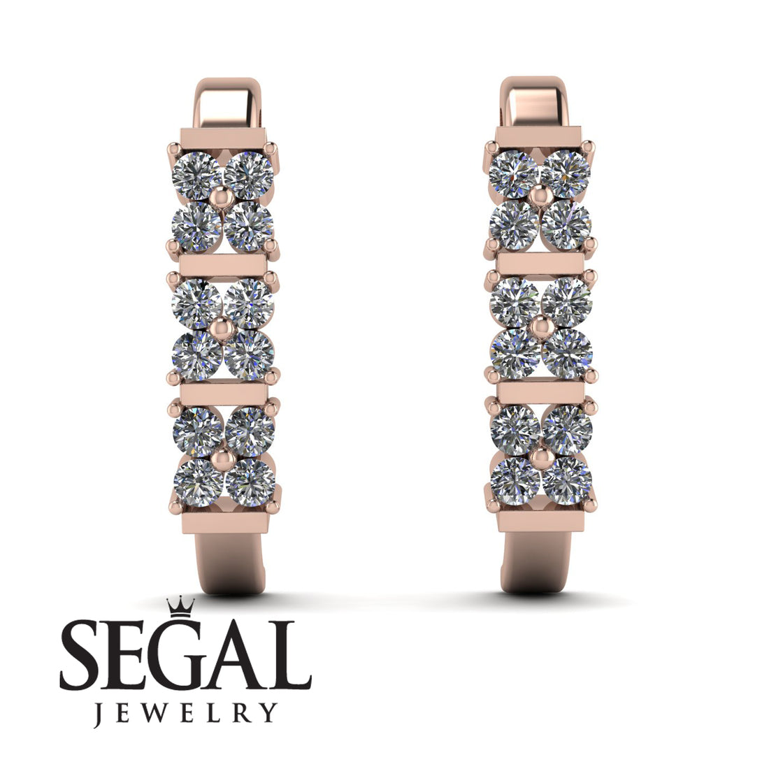 Diamond Minimalist Earrings - Elliot No. 2