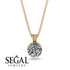 Diamond Necklace With Hidden Halo - Adaline No. 1 image 9