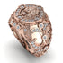 Diamond Royal Lion Men Signet Ring - Terry No. 2