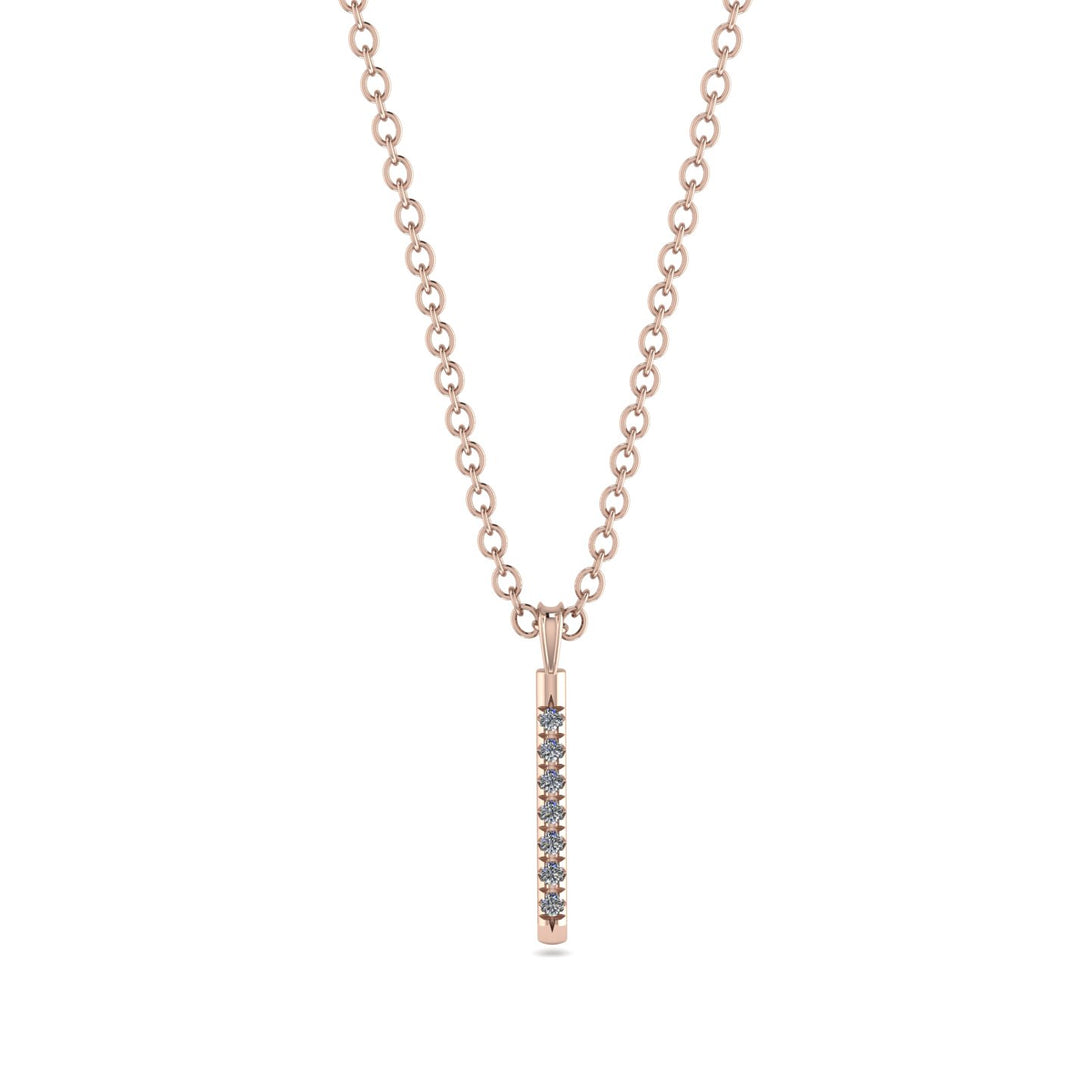Diamond Stick Pendant - Kate No. 2