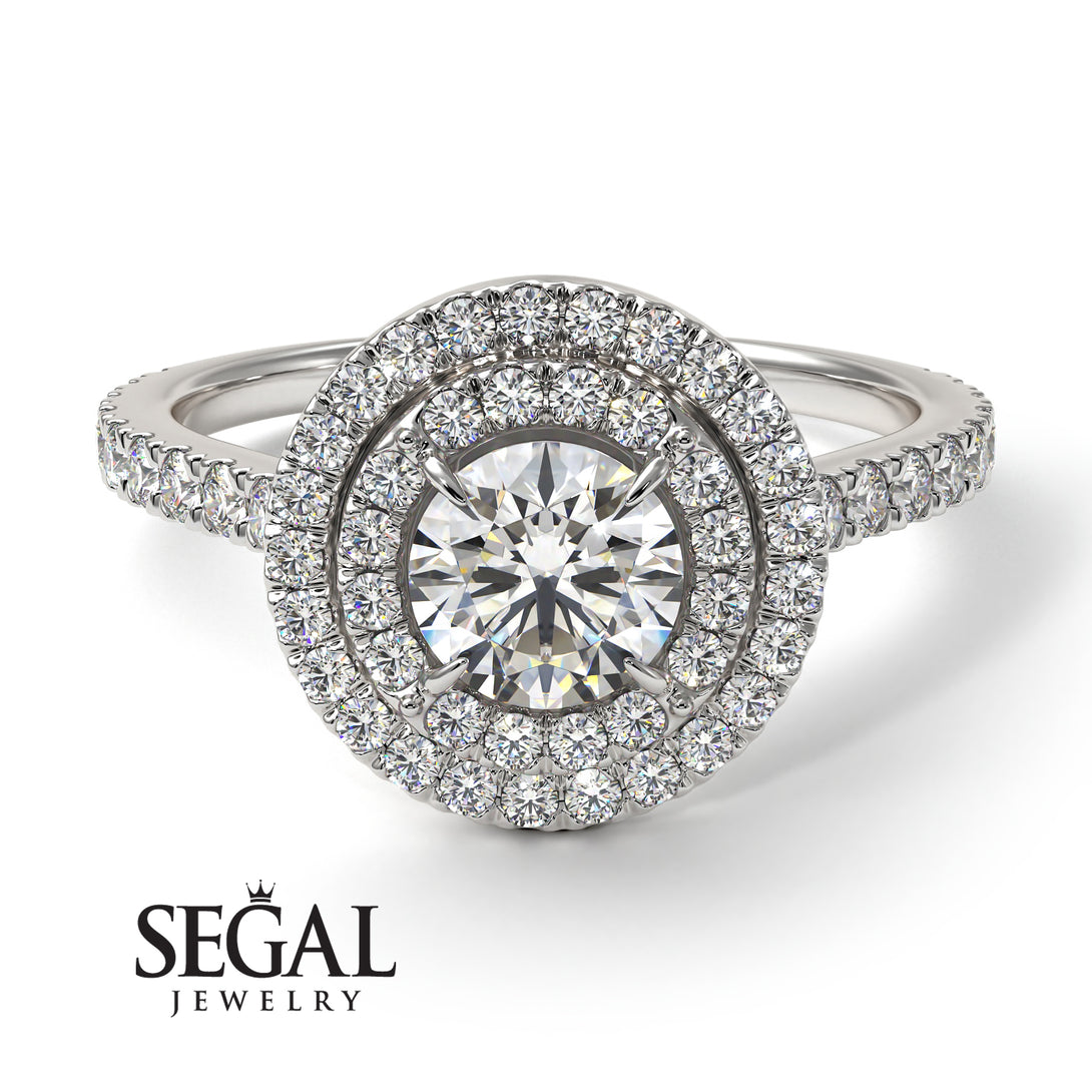 Double Halo Diamond Ring - Zoey No. 6