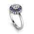Double Halo Diamond Cushion Engagement Ring - Sharon No. 63 image 1