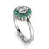 Double Halo Diamond Cushion Engagement Ring - Sharon No. 18 image 1
