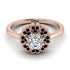 Double Halo Diamond Cushion Engagement Ring - Sharon No. 32