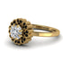Double Halo Diamond Cushion Engagement Ring - Sharon No. 31 image 3