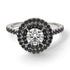 Double Halo Diamond Ring - Zoey No. 36