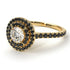 Double Halo Diamond Ring - Zoey No. 34
