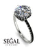Double Hidden Halo Diamond Engagement Ring - Angelina No. 33